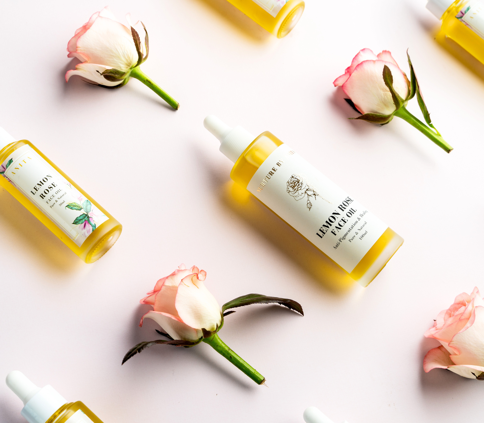 The AM-PM Skincare Ritual for Dry & Ageing Skin: Lemon Rose Face Oil + Coconut Rose Night Oil
