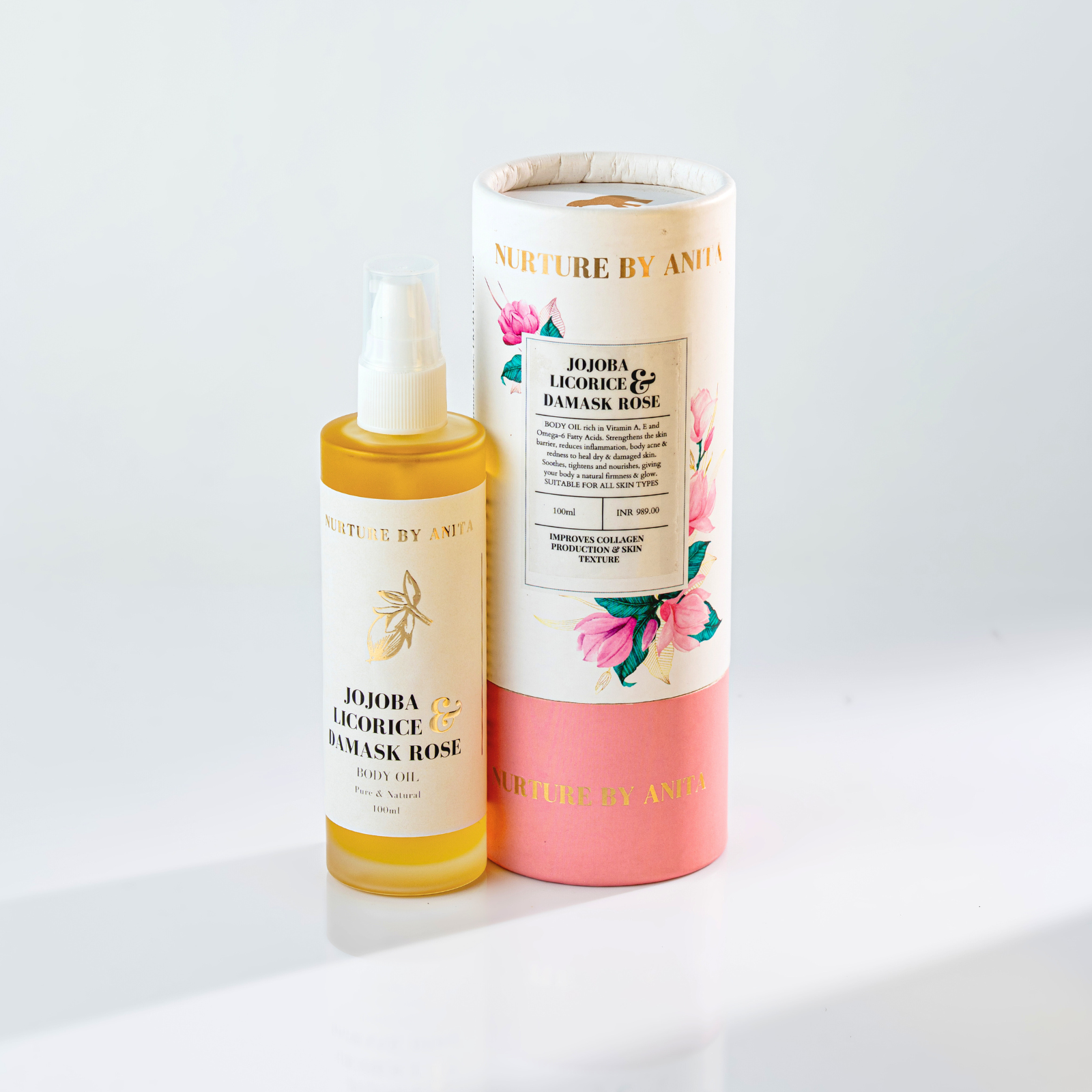 Jojoba Licorice & Damask Rose Body Oil