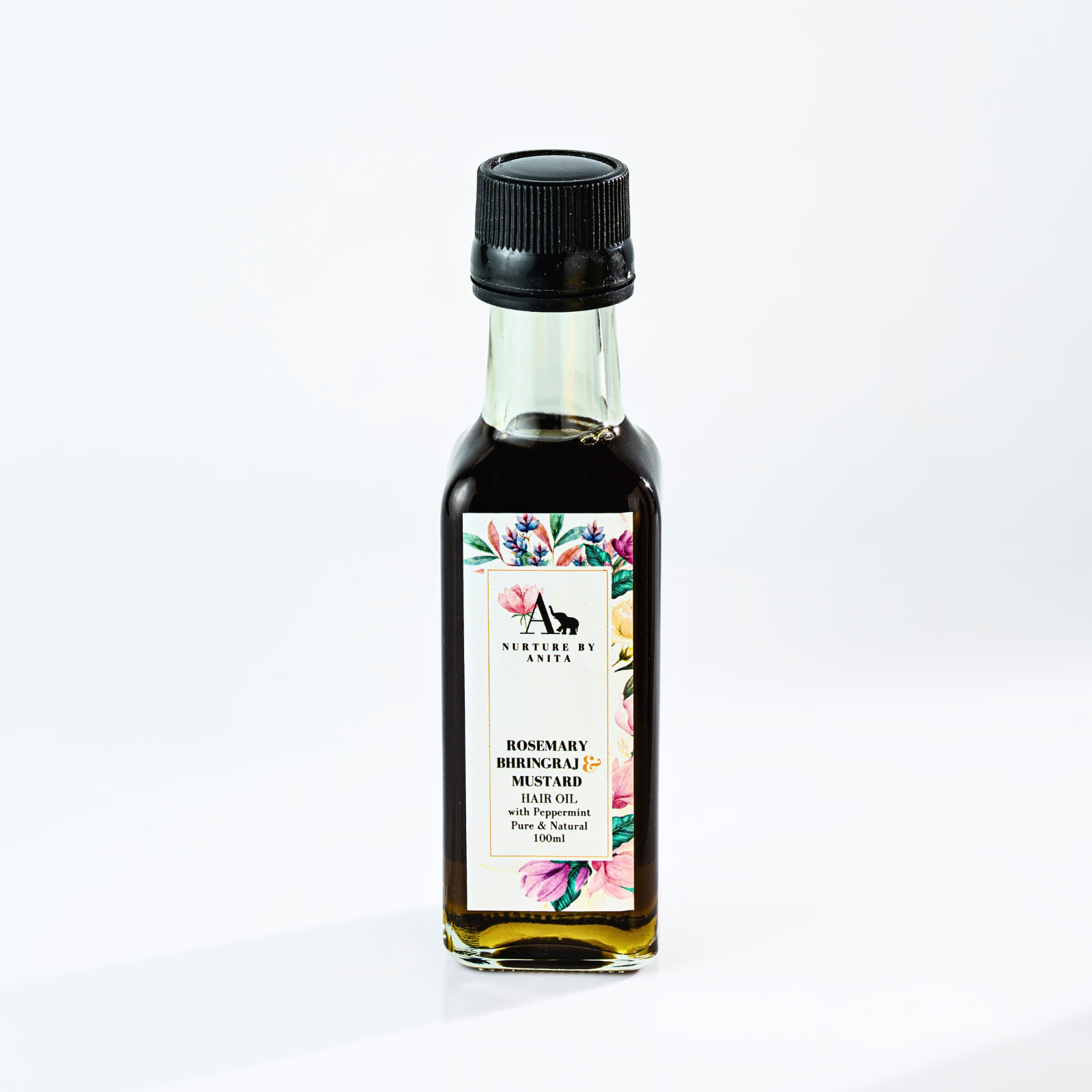 Rosemary Bhringraj & Mustard Hair Oil - NURTURE BY ANITA - Hair Growth Oil
