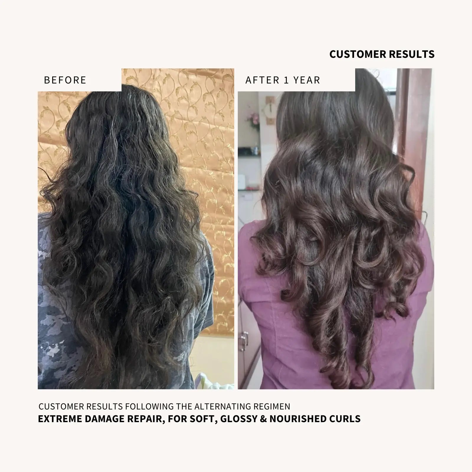 AloeSesame Hair Oil - Customer Results - Damage Repair Hair Oil for Thick Shinny Hair