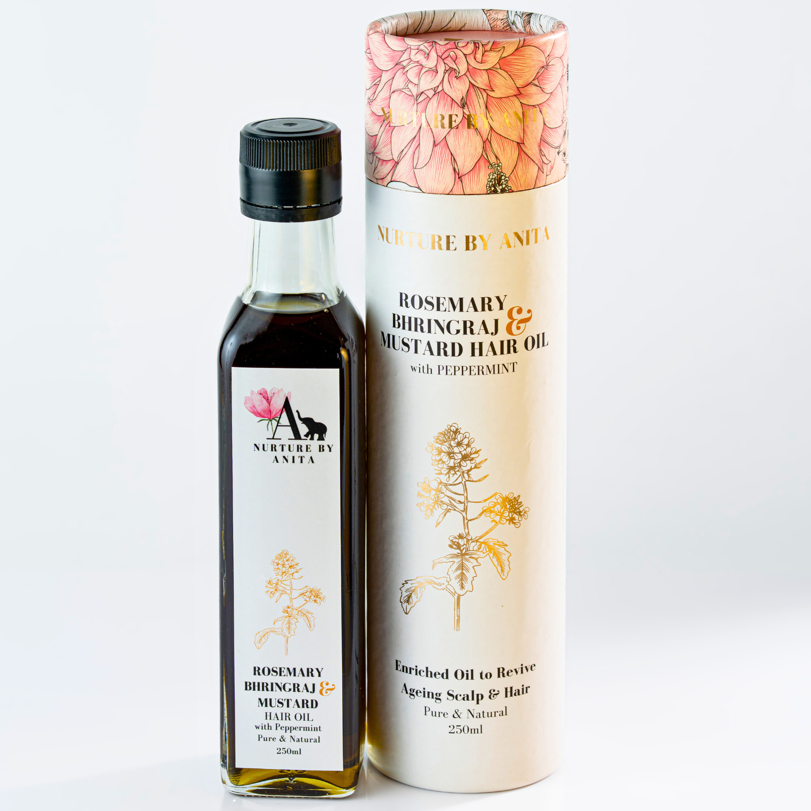 Rosemary Bhringraj & Mustard Hair Oil