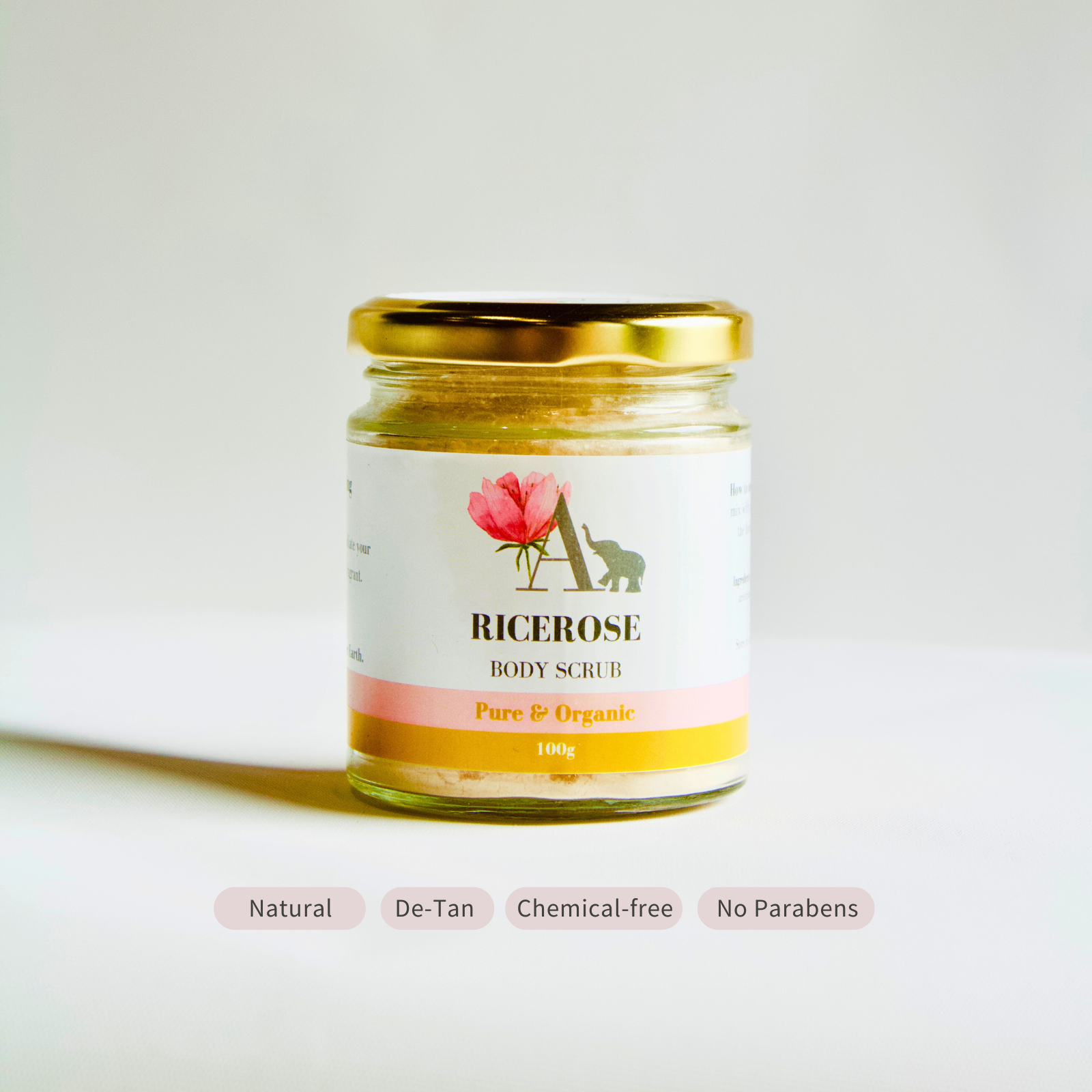 Rice Rose Body Scrub